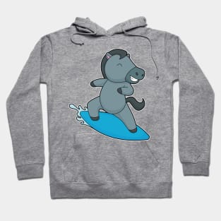 Horse Surfer Water sports Hoodie